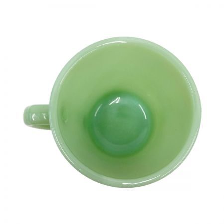  Fire King ファイヤーキング ジェダイ カップ Dハンドルマグ グリーン