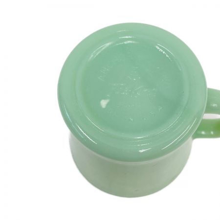  Fire King ファイヤーキング ジェダイ カップ Dハンドルマグ グリーン