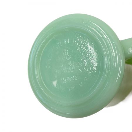  Fire King ファイヤーキング ジェダイ カップ Dハンドルマグ グリーン