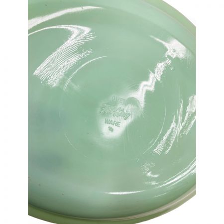  Fire King ファイヤーキング レストランウェア ジェダイ オーバルフットボールプラッター1950年初期 現状渡し