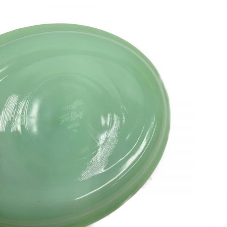  Fire King ファイヤーキング レストランウェア ジェダイ オーバルフットボールプラッター1950年初期 現状渡し