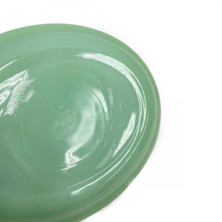  Fire King ファイヤーキング レストランウェア ジェダイ オーバルフットボールプラッター1950年初期 現状渡し