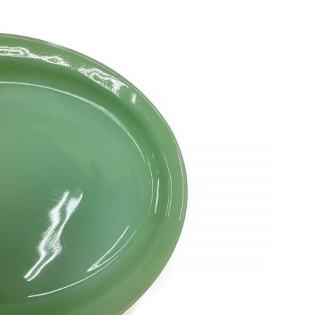  Fire King ファイヤーキング ジェダイ オーバルフットボールプラッター1950年初期 現状渡し