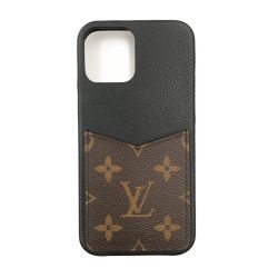 〇〇 LOUIS VUITTON ルイヴィトン iPhone 12 Pro Max ケース バンパー iPhoneケース  M68896 ブラック x ブラウン Aランク