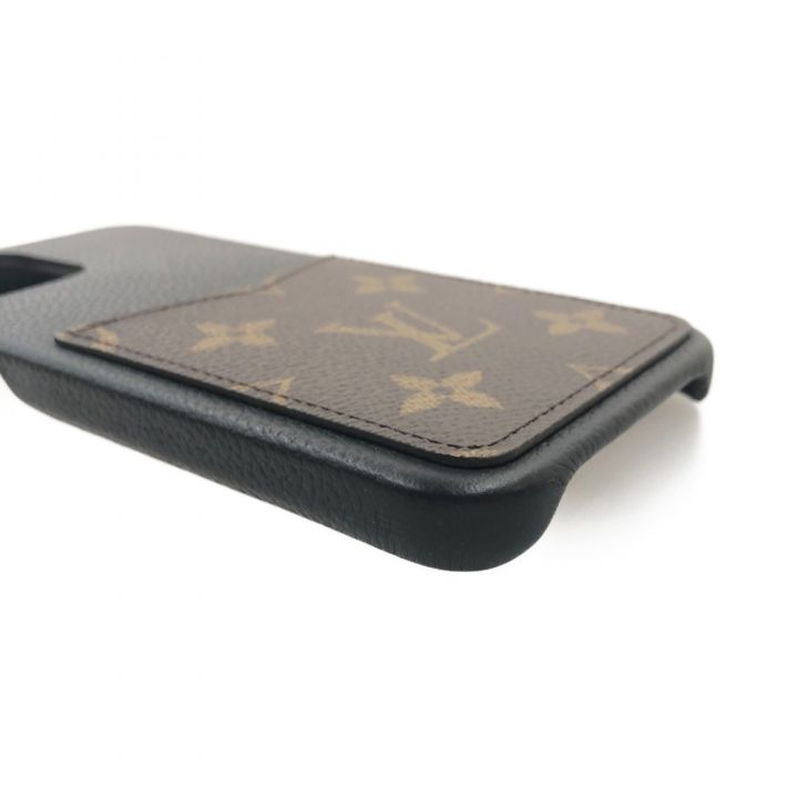 LOUIS VUITTON ルイヴィトン iPhone 12 Pro Max ケース バンパー iPhoneケース M68896 ブラック x  ブラウン｜中古｜なんでもリサイクルビッグバン