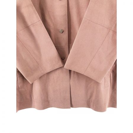  Leilian レリアン レディース コート ハーフコート サイズ13+ ピンク