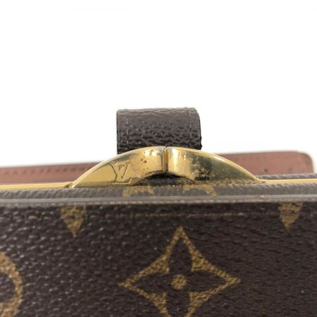  LOUIS VUITTON ルイヴィトン モノグラム ポルトフォイユ ヴィエノワ 二つ折り 財布 M61674 ブラウン 現状渡し ジャンク品