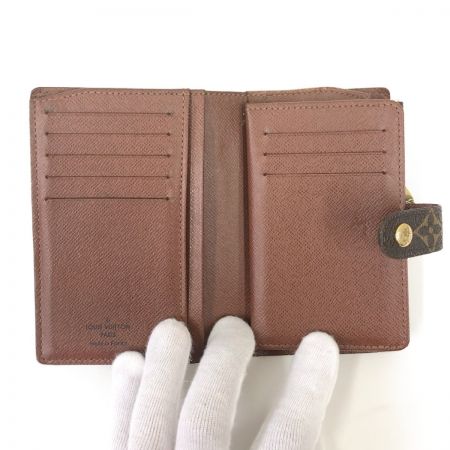  LOUIS VUITTON ルイヴィトン モノグラム ポルトフォイユ ヴィエノワ 二つ折り 財布 M61674 ブラウン 現状渡し ジャンク品