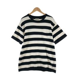 〇〇 WEST RIDE ウエストライド メンズ カットソー 半袖 サイズ42 ホワイト×ブラック Bランク