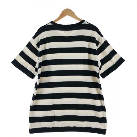  WEST RIDE ウエストライド メンズ カットソー 半袖 サイズ42 ホワイト×ブラック