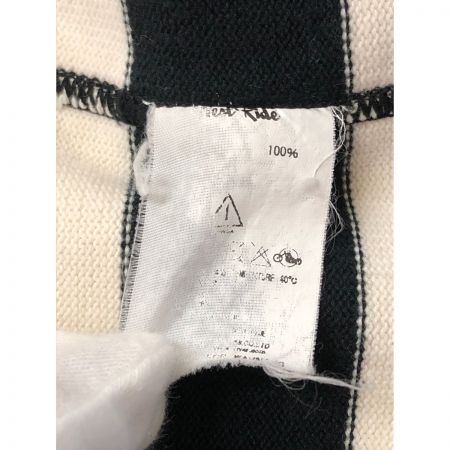  WEST RIDE ウエストライド メンズ カットソー 半袖 サイズ42 ホワイト×ブラック