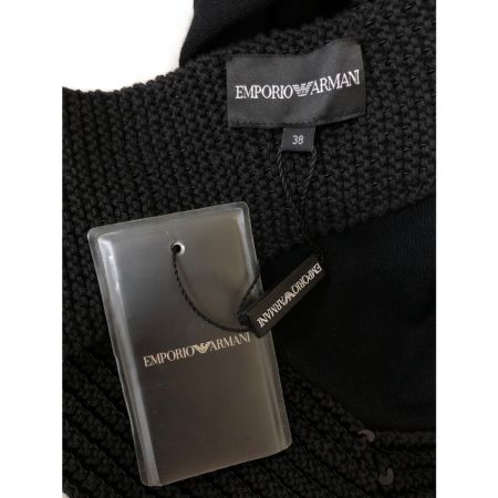  EMPORIO ARMANI エンポリオアルマーニ レディース ベスト スパンコール付き サイズ38 ブラック