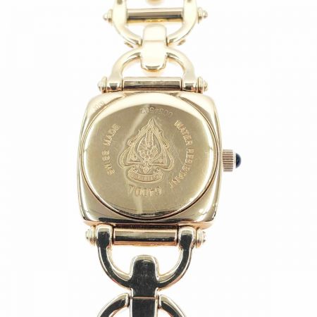  GUCCI グッチ レディース腕時計 ホースビット 6400L ブラック