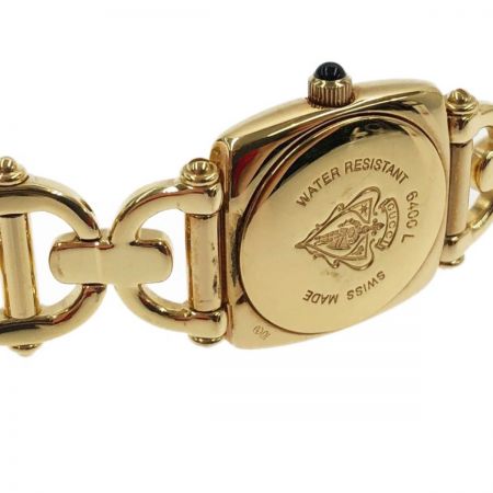  GUCCI グッチ レディース腕時計 ホースビット 6400L ブラック