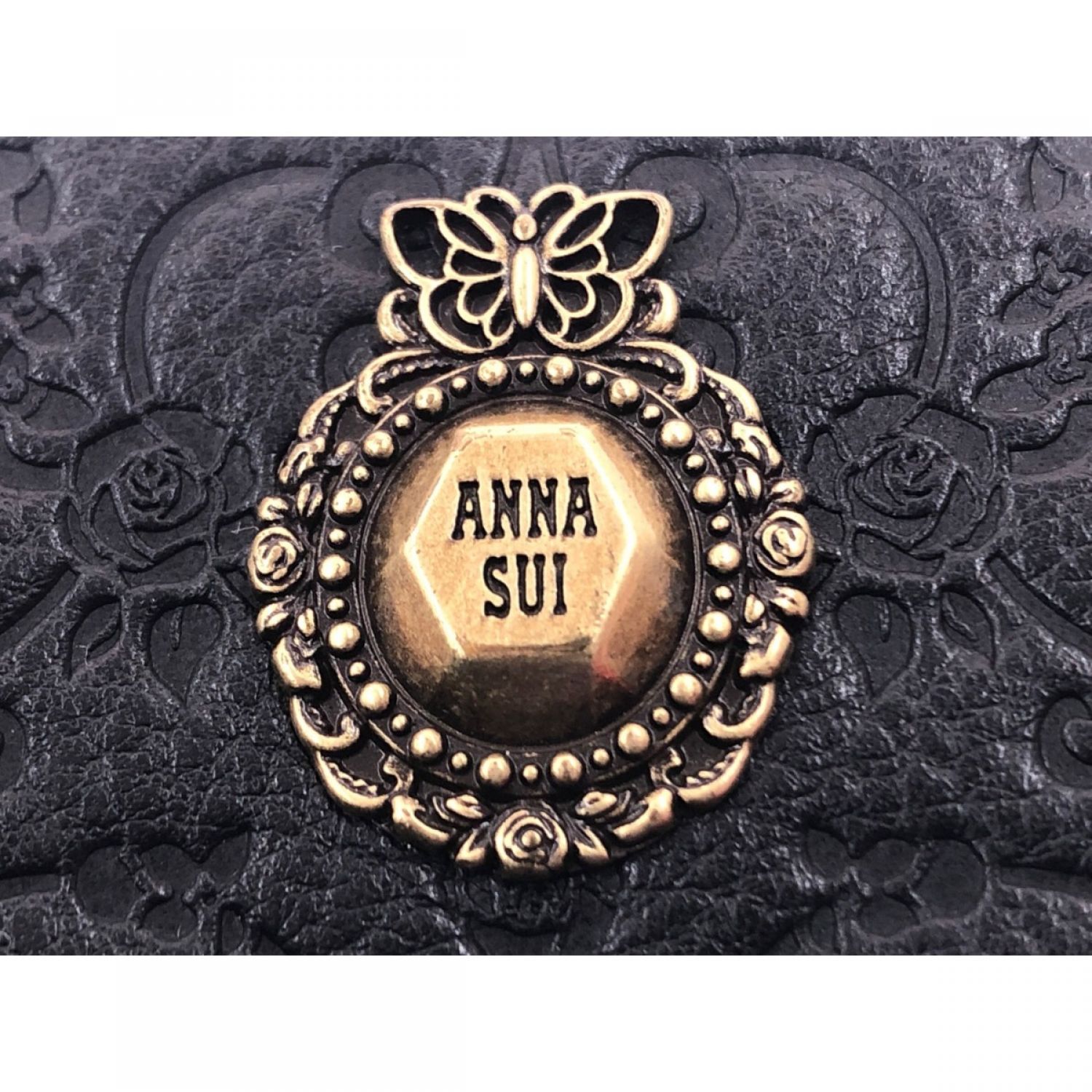 中古】 ANNA SUI アナスイ ヴィンテージ ローズ ラウンド