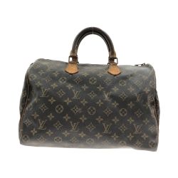 〇〇 LOUIS VUITTON ルイヴィトン モノグラム スピーディ 35 ハンドバッグ M41524 ブラウン Cランク