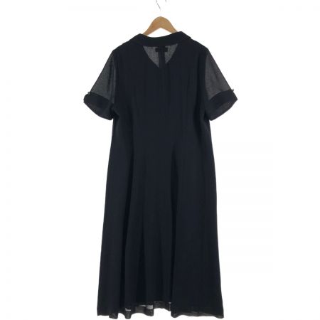  Leilian レリアン レディース ワンピース 半袖 サイズ17+ ブラック