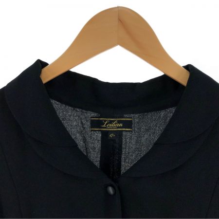  Leilian レリアン レディース ワンピース 半袖 サイズ17+ ブラック