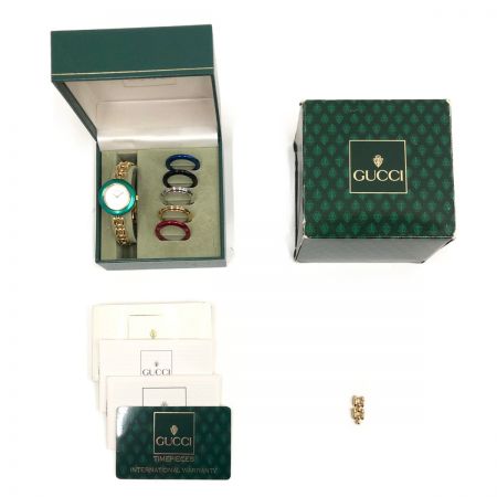  GUCCI グッチ チェンジベゼル 6色 腕時計 11539