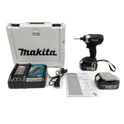 〇〇 MAKITA マキタ 充電式インパクト ドライバ　18V 3.0Ah TD146DX2 ブラック Cランク