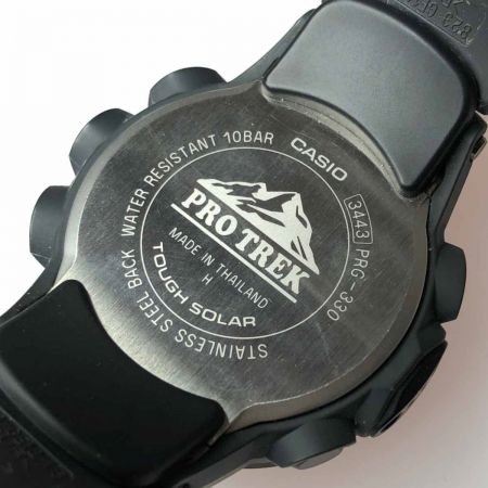  CASIO カシオ メンズ 腕時計 PRO TREK  PRG-330 ブラック