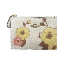〇〇 COACH コーチ パスケース コインケース ミニスキニー 花柄  C9033 B4CAH Bランク