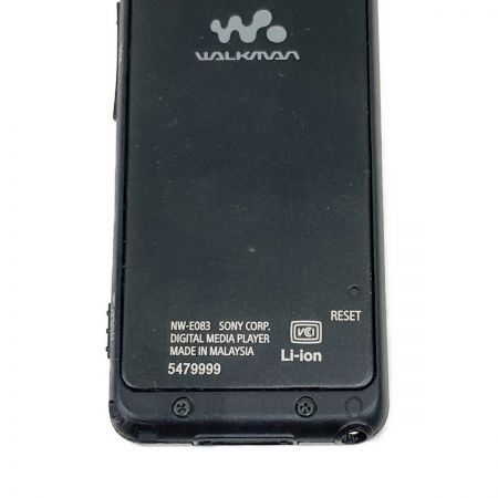  SONY ソニー WALK MAN ウォークマン 4GB ポータブルプレーヤー  NW-E083 ブラック