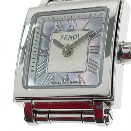  FENDI フェンディ スクエアフェイス 6000L  腕時計 ステンレススチール シルバー 現状渡し ジャンク品