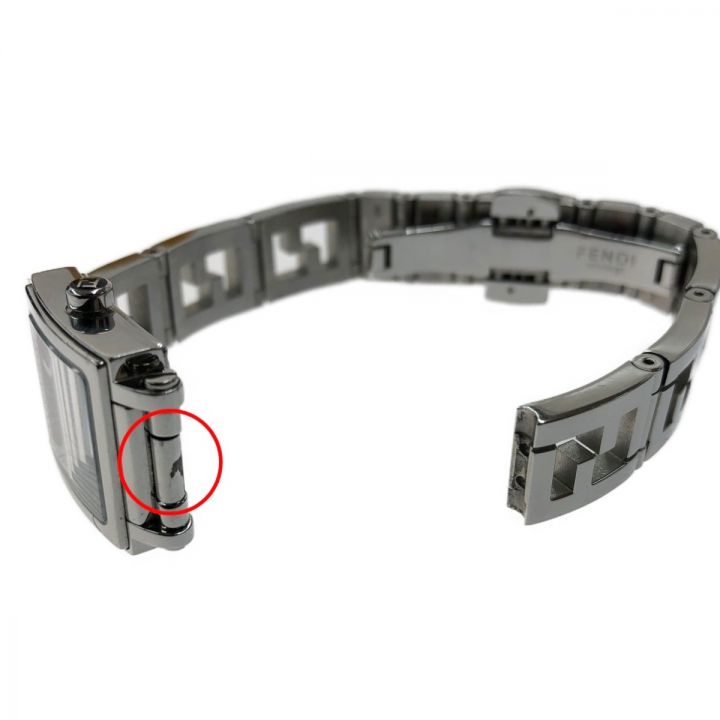 FENDI フェンディ スクエアフェイス 6000L 腕時計 ステンレススチール