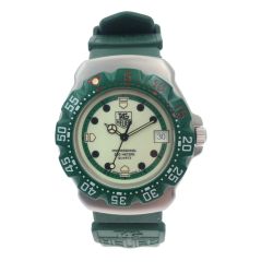 〇〇 TAG HEUER タグホイヤー 腕時計 フォーミュラ1 ボーイズ WA1212 グリーン Bランク