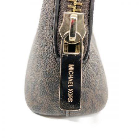  MICHAEL KORS マイケルコース ミディアム ポーチ 化粧ポーチ コスメポーチ 35H8GTVU3B ブラウン