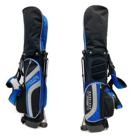  ツルヤゴルフ ワンサイダー ONESIDER 4本 セット ジュニアゴルフセット バッグ付 ブルー