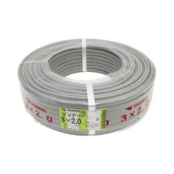〇〇 YAZAKI ヤザキ 電材 VVF ケーブル 3芯 3× 2.0 PbF 100m 未開封品 Nランク