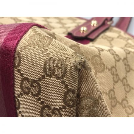 【中古】 GUCCI グッチ GGキャンバス トート バッグ 002404