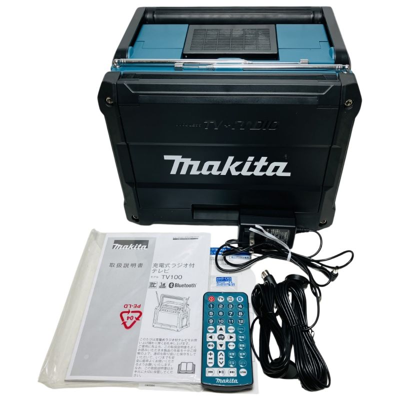 最新製品緊急値下げ!makita　マキタ　充電式ラジオ付きテレビ　現場用ラジオ付きテレビ テレビ