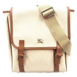 〇〇 BURBERRY BLUE LABEL バーバリーブルーレーベル ショルダーバッグ ベージュ Bランク