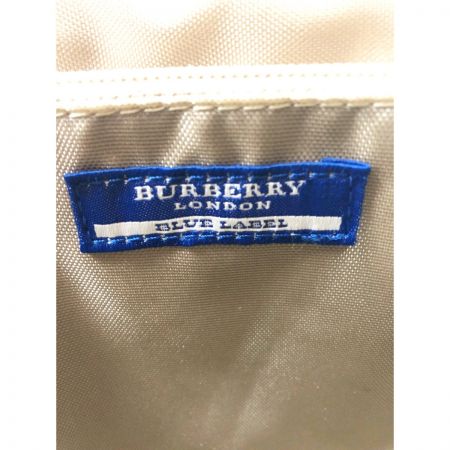  BURBERRY BLUE LABEL バーバリーブルーレーベル ショルダーバッグ ベージュ