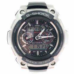 〇〇 CASIO カシオ メンズ腕時計 G-SHOCK  MTG-1500 ブラック x シルバー Bランク