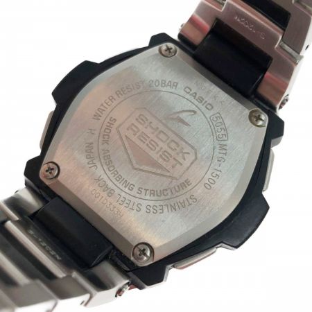  CASIO カシオ メンズ腕時計 G-SHOCK  MTG-1500 ブラック x シルバー