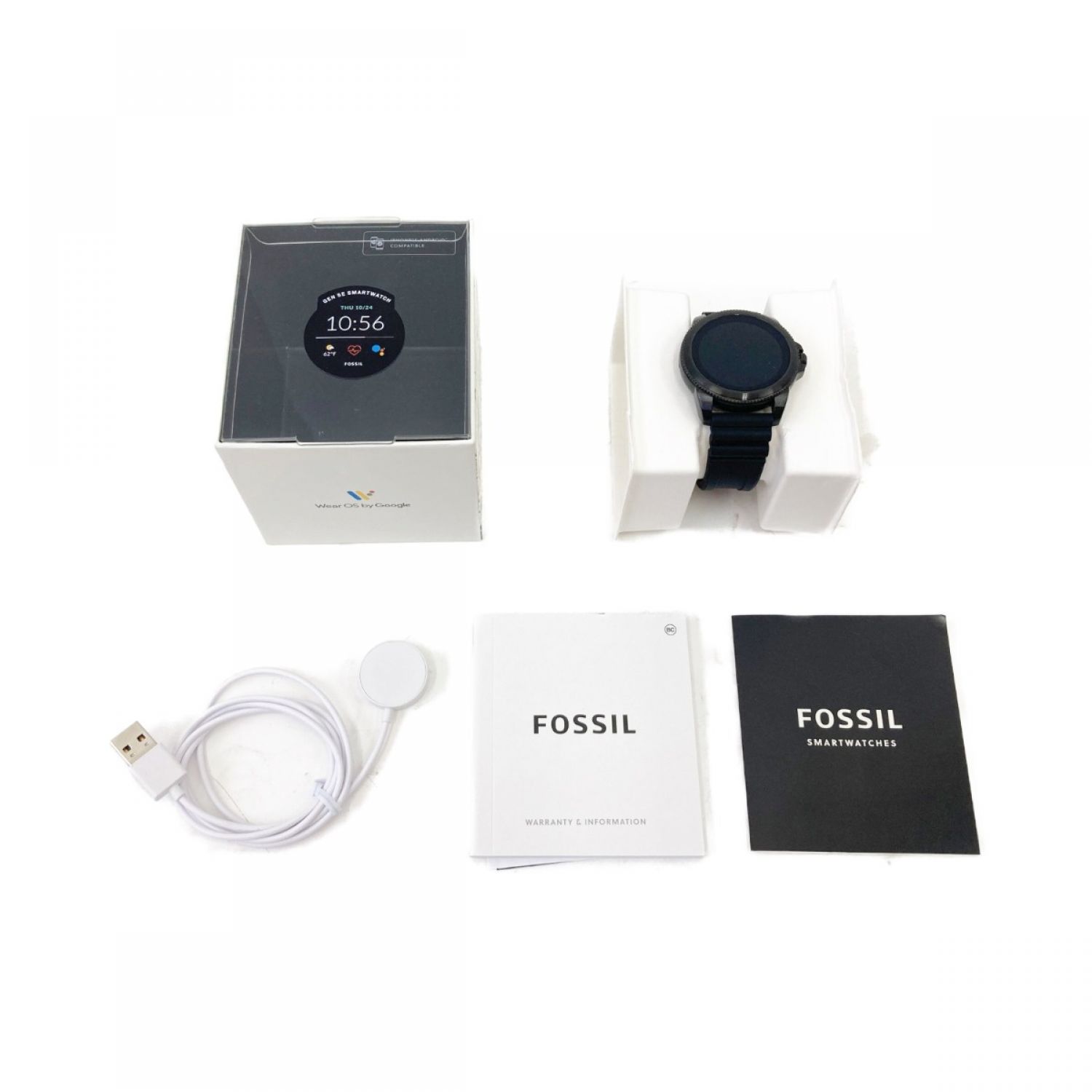 中古】 FOSSIL フォッシル スマートウォッチ 腕時計 DW11F2 Bランク 