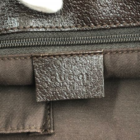  GUCCI グッチ GGキャンバス トートバッグ 120840 ブラウン x ベージュ