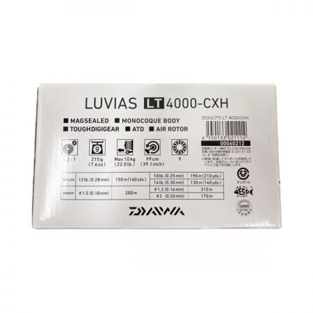  DAIWA ダイワ LUVIAS ルビアス スピニングリール LUVIAS LT4000-CXH
