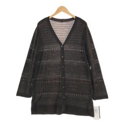 〇〇 Leilian レリアン レディース カーディガン サイズ13+ ブラウン Sランク
