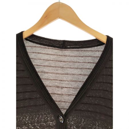  Leilian レリアン レディース カーディガン サイズ13+ ブラウン