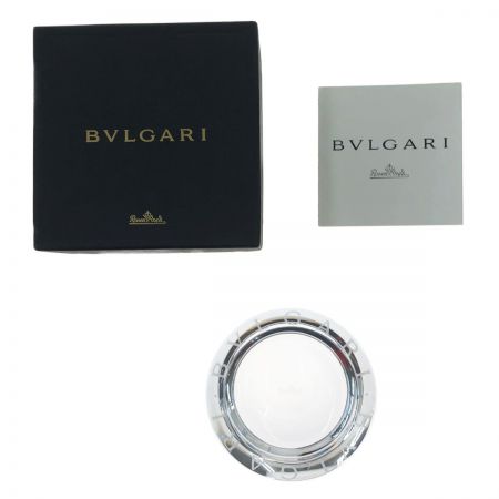 BVLGARI ブルガリ ROSENTHAL ローゼンタール クリスタル アッシュトレイ 灰皿 