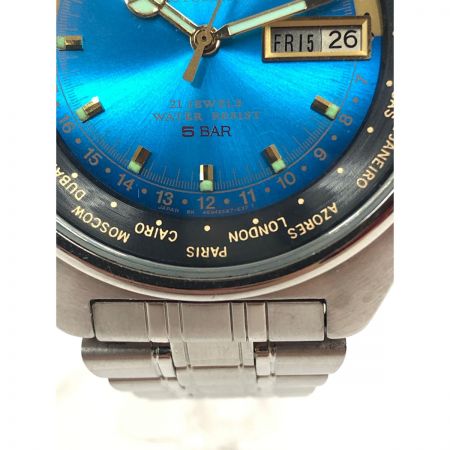  ORIENT オリエント メンズ 腕時計 AUTOMATIC EMOH-CO ブルー x シルバー