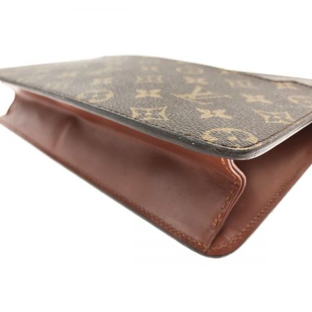  LOUIS VUITTON ルイヴィトン モノグラム ポシェットオム セカンドバッグ M51795 ブラウン