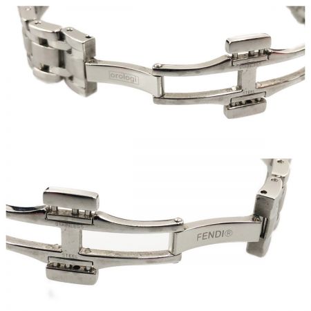  FENDI フェンディ クラシコ オロロジ ダイヤ巻 腕時計 058-2100L シルバー