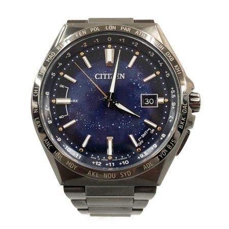 CITIZEN シチズン 腕時計 アテッサ コズミックブルーコレクション  CB0219-50L ブルー x ブラック