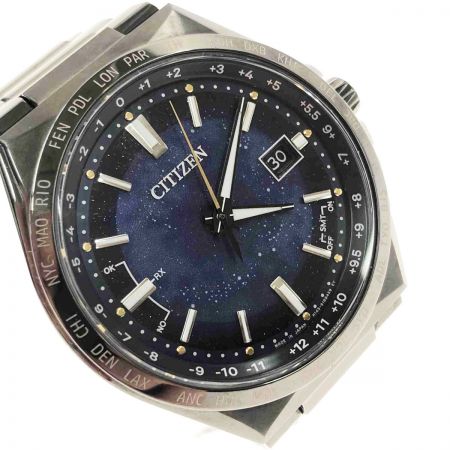  CITIZEN シチズン 腕時計 アテッサ コズミックブルーコレクション  CB0219-50L ブルー x ブラック